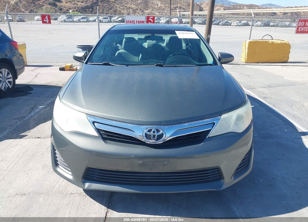 2013 TOYOTA CAMRY LE VIN: 4T4BF1FK8DR277503