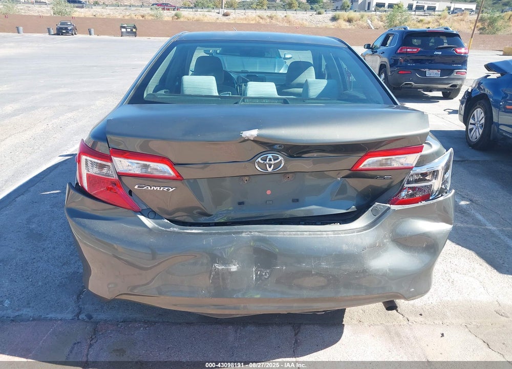 2013 TOYOTA CAMRY LE VIN: 4T4BF1FK8DR277503