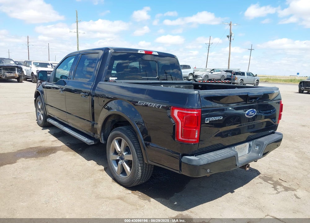 2015 FORD F-150 VIN: 1FTEW1CF9FKD55515