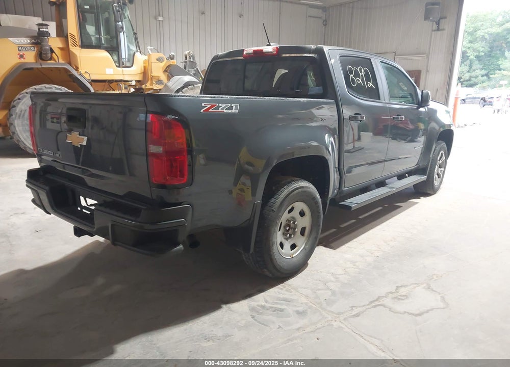 2017 CHEVROLET COLORADO VIN: 1GCGTDEN9H1224293