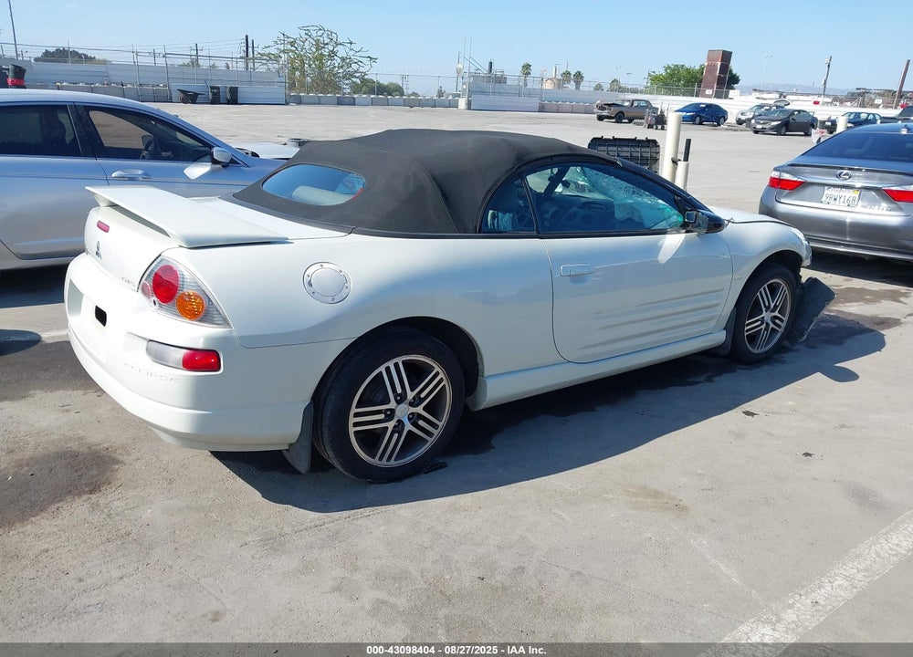 2004 MITSUBISHI ECLIPSE SPYDER GTS VIN: 4A3AE75H54E112991