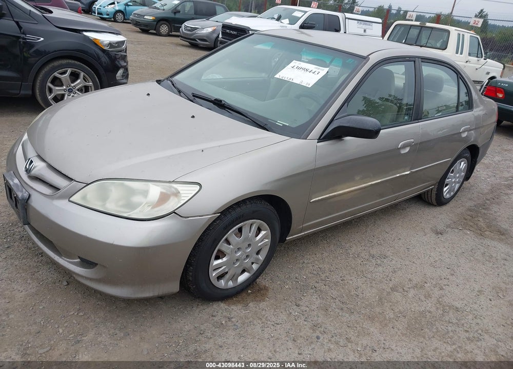 2004 HONDA CIVIC LX VIN: 2HGES16524H531230
