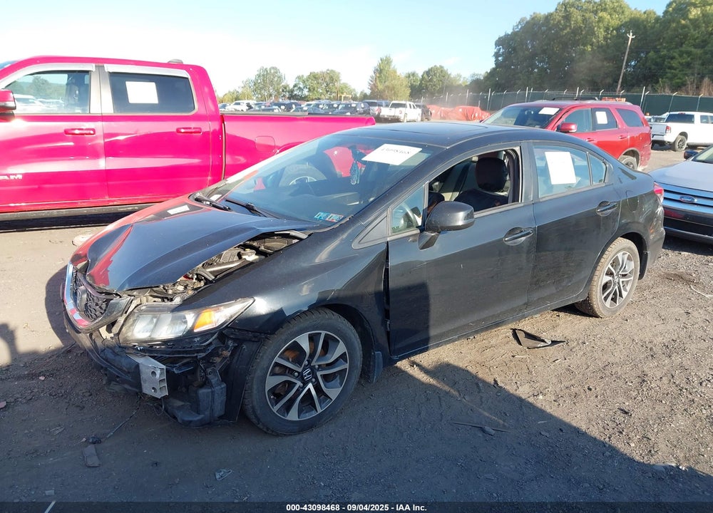 2013 HONDA CIVIC VIN: 19XFB2F83DE289062