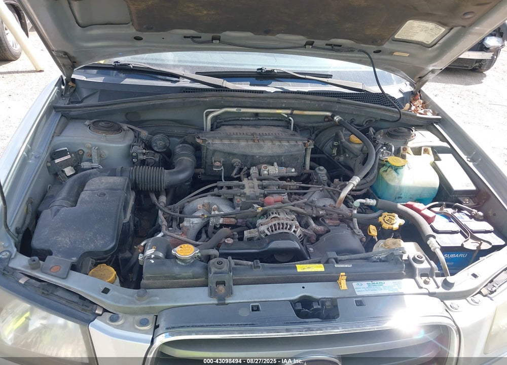 2004 SUBARU FORESTER 2.5XS VIN: JF1SG65674H718792