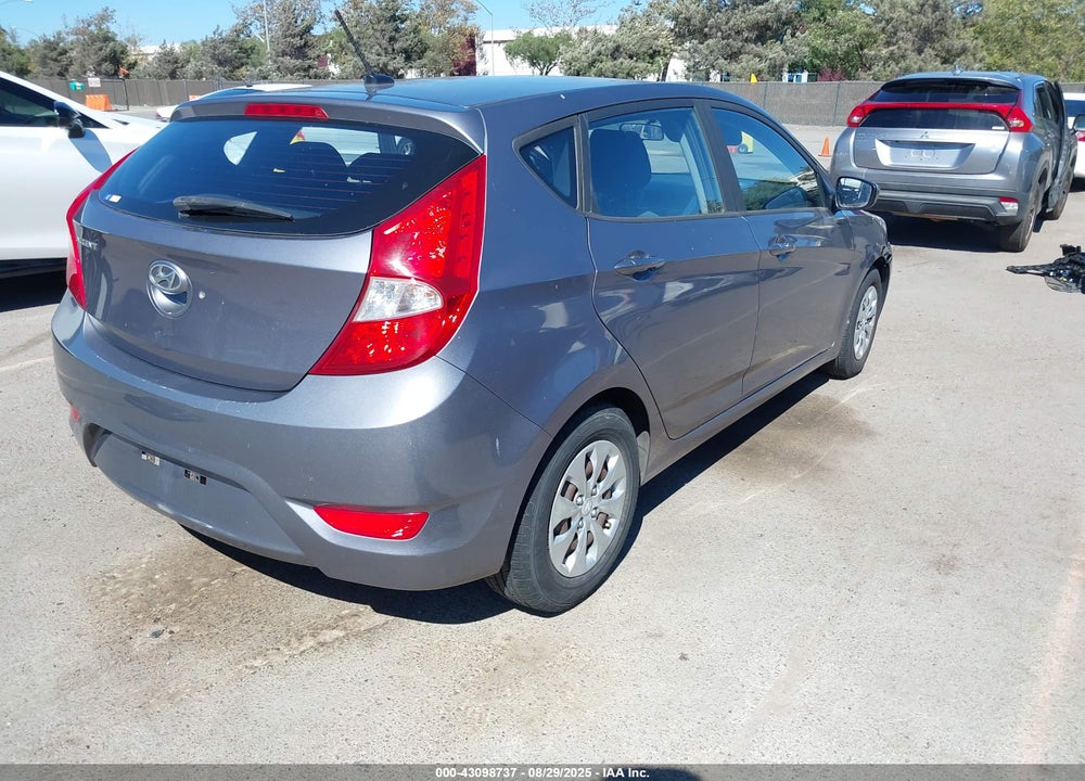 2016 HYUNDAI ACCENT VIN: KMHCT5AE3GU280622