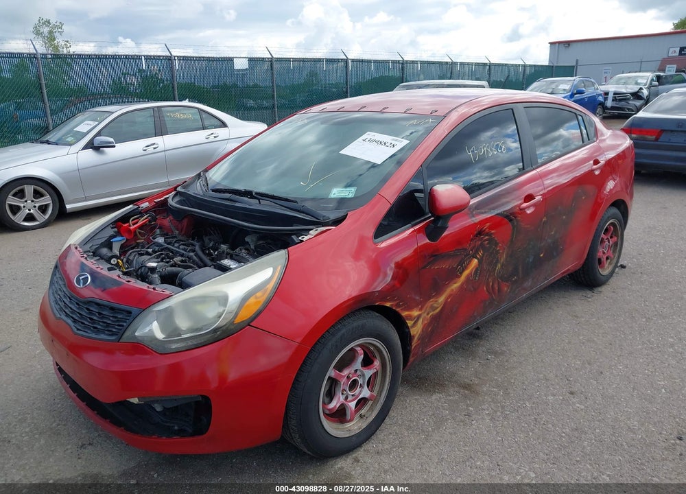2013 KIA RIO VIN: KNADM4A38D6312749
