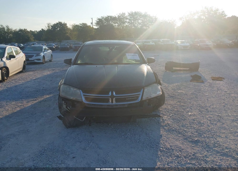 2012 DODGE AVENGER SXT VIN: 1C3CDZCB4CN195101