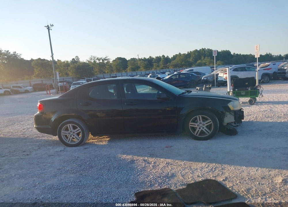 2012 DODGE AVENGER SXT VIN: 1C3CDZCB4CN195101