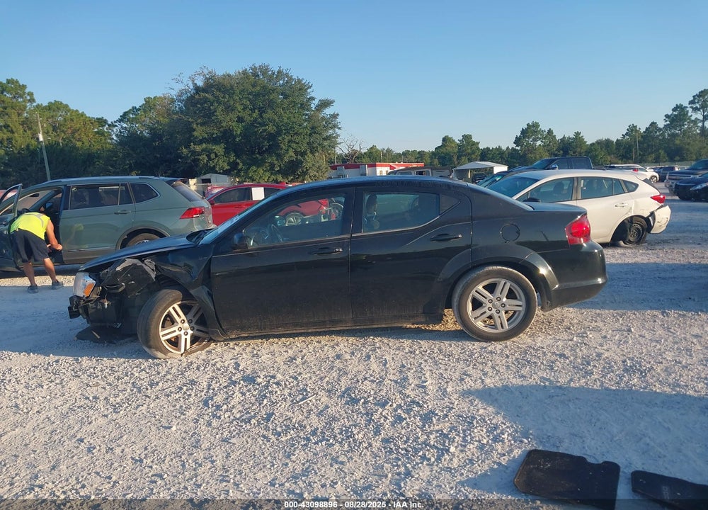 2012 DODGE AVENGER SXT VIN: 1C3CDZCB4CN195101