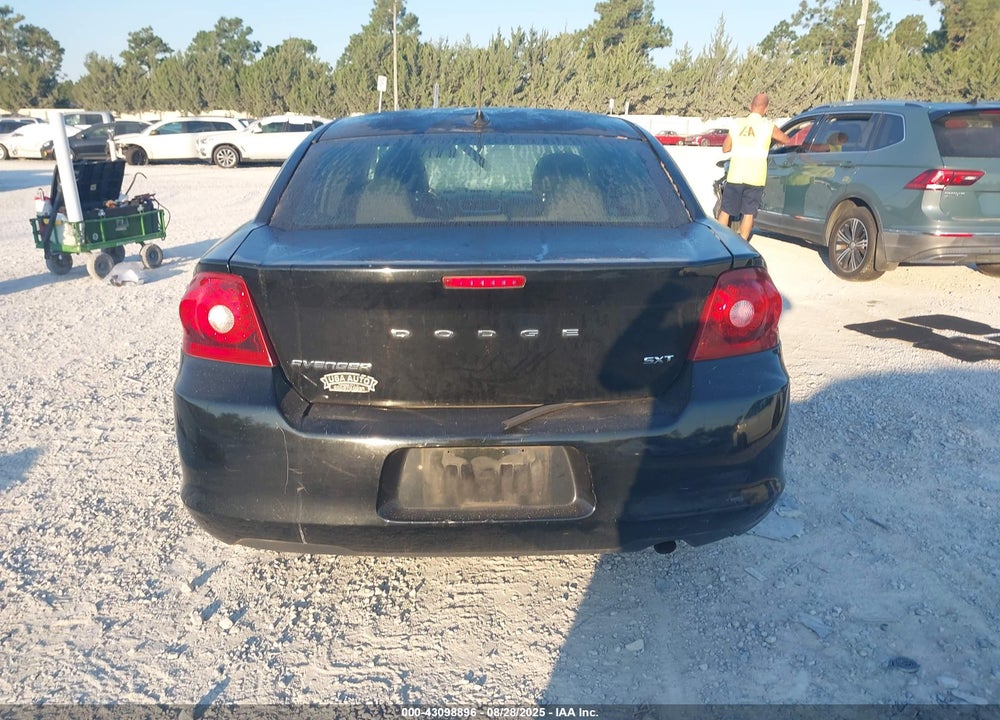 2012 DODGE AVENGER SXT VIN: 1C3CDZCB4CN195101