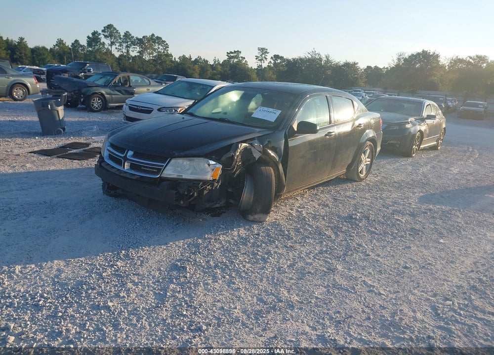 2012 DODGE AVENGER SXT VIN: 1C3CDZCB4CN195101