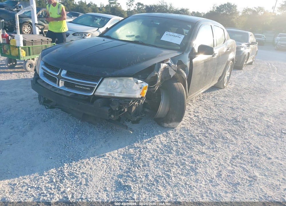 2012 DODGE AVENGER SXT VIN: 1C3CDZCB4CN195101