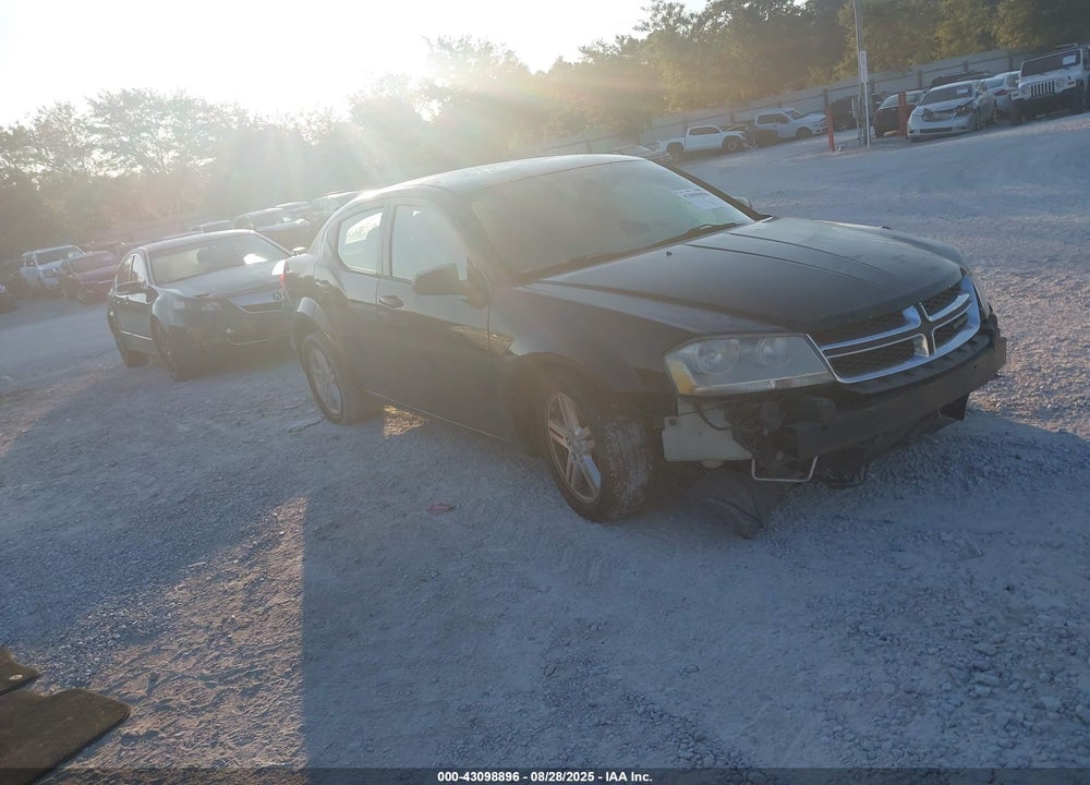 2012 DODGE AVENGER SXT VIN: 1C3CDZCB4CN195101