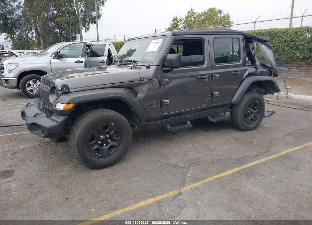 2022 JEEP WRANGLER UNLIMITED VIN: 1C4HJXDG7NW174409