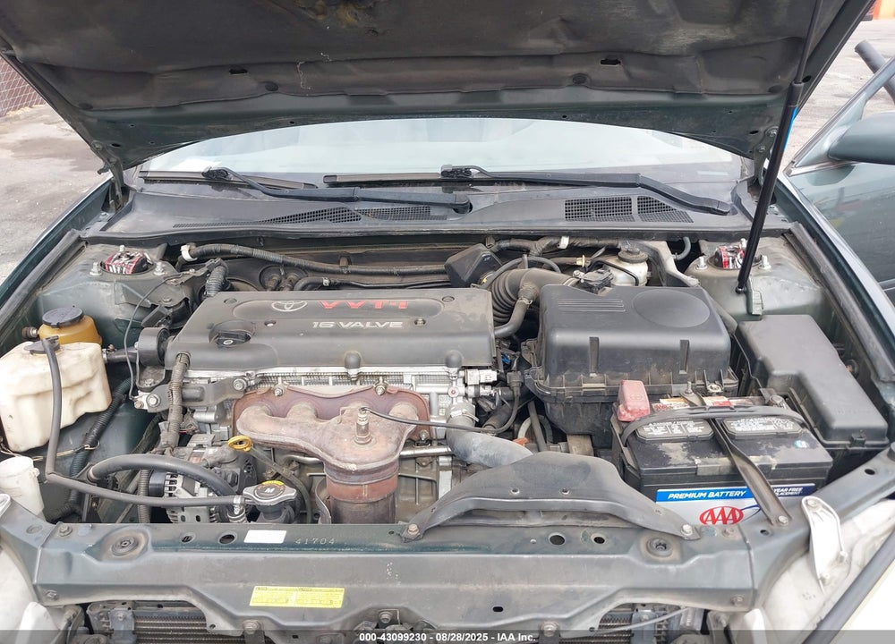 2004 TOYOTA CAMRY LE VIN: 4T1BE32K54U377363