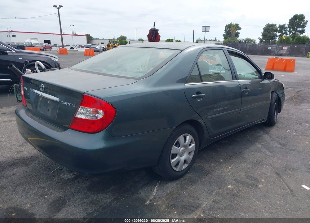 2004 TOYOTA CAMRY LE VIN: 4T1BE32K54U377363