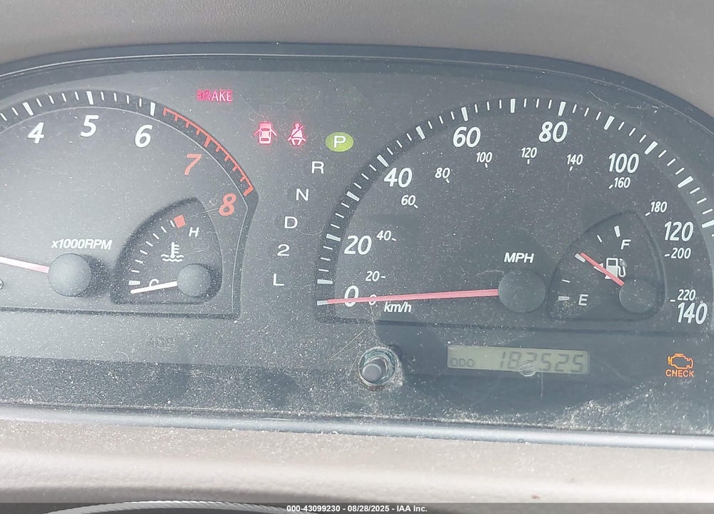 2004 TOYOTA CAMRY LE VIN: 4T1BE32K54U377363