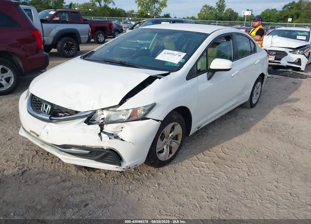 2014 HONDA CIVIC VIN: 19XFB2F53EE231976