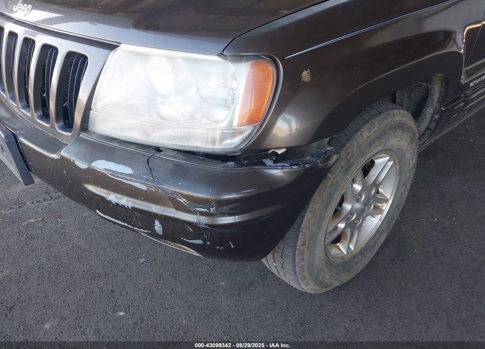 2000 JEEP GRAND CHEROKEE LIMITED VIN: 1J4GW58NXYC153385