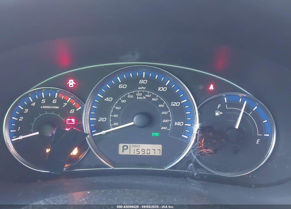 2010 SUBARU FORESTER VIN: JF2SH6AC9AH721077