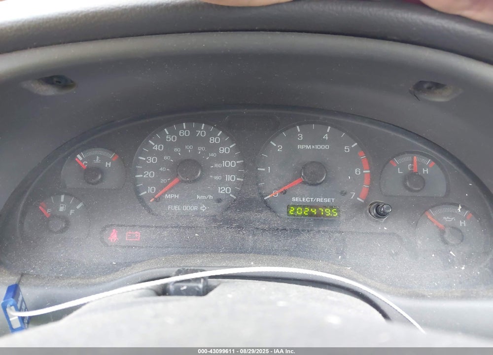 2002 FORD MUSTANG VIN: 1FAFP44462F144975