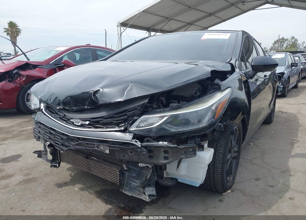 2017 CHEVROLET CRUZE LT AUTO VIN: 1G1BE5SM5H7206885