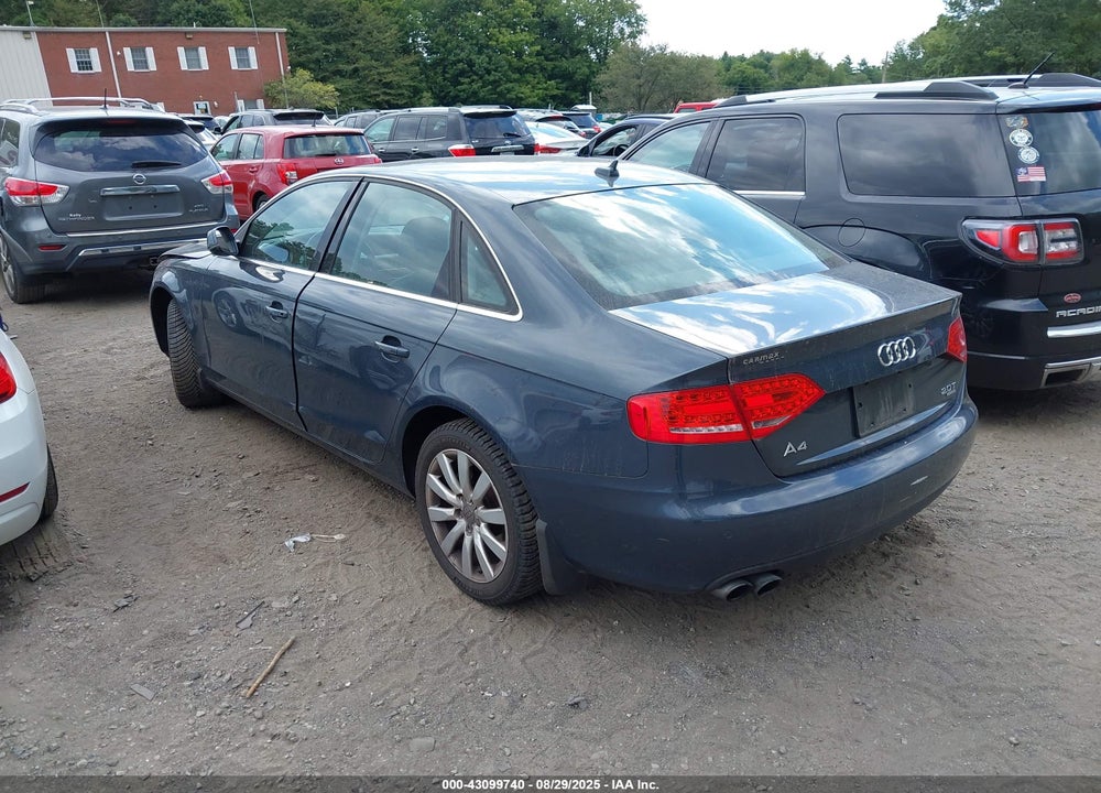 2010 AUDI A4 VIN: WAUHFAFLXAN017320