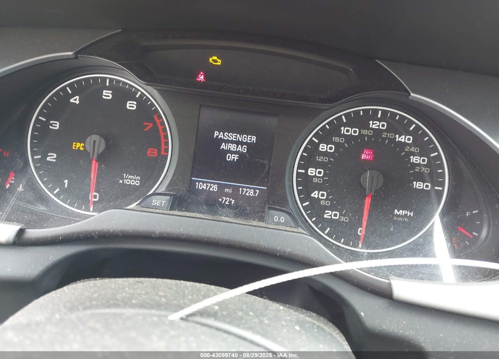 2010 AUDI A4 VIN: WAUHFAFLXAN017320