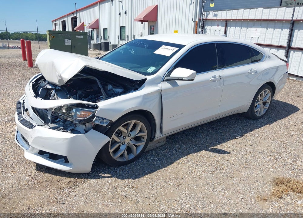 2016 CHEVROLET IMPALA VIN: 2G1105SA1G9188625