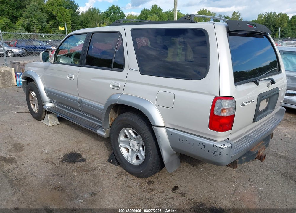 2000 TOYOTA 4RUNNER LIMITED V6 VIN: JT3HN87R9Y0276507