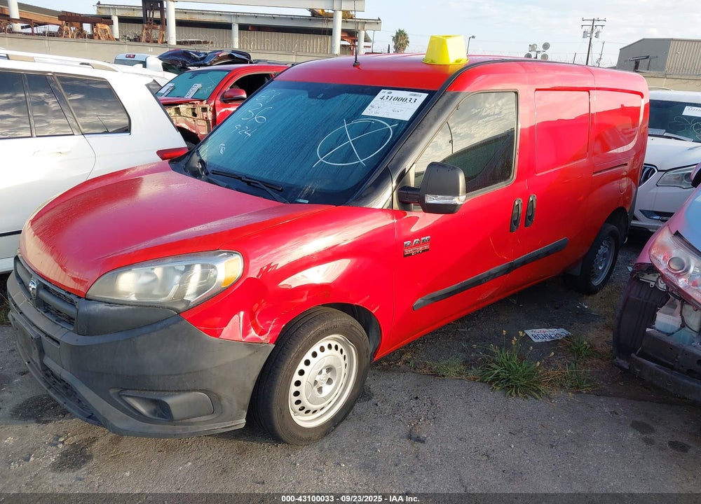2016 RAM PROMASTER CITY TRADESMAN VIN: ZFBERFAT1G6C55048