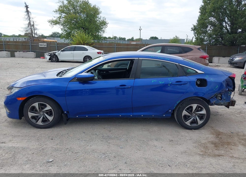 2019 HONDA CIVIC VIN: 19XFC2F61KE018235