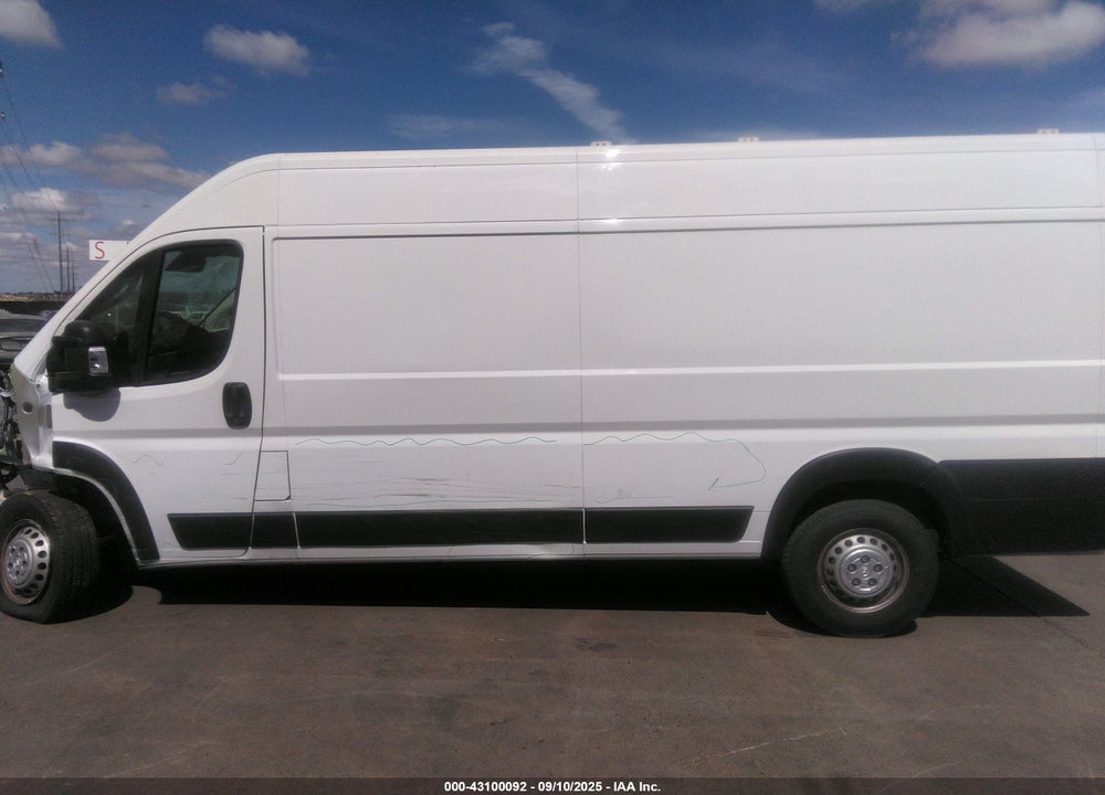 2024 RAM PROMASTER 3500 CARGO VAN TRADESMAN HIGH ROOF 159 WB EXT W/PASS SEAT VIN: 3C6MRVJG9RE130788