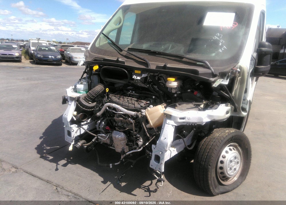 2024 RAM PROMASTER 3500 CARGO VAN TRADESMAN HIGH ROOF 159 WB EXT W/PASS SEAT VIN: 3C6MRVJG9RE130788