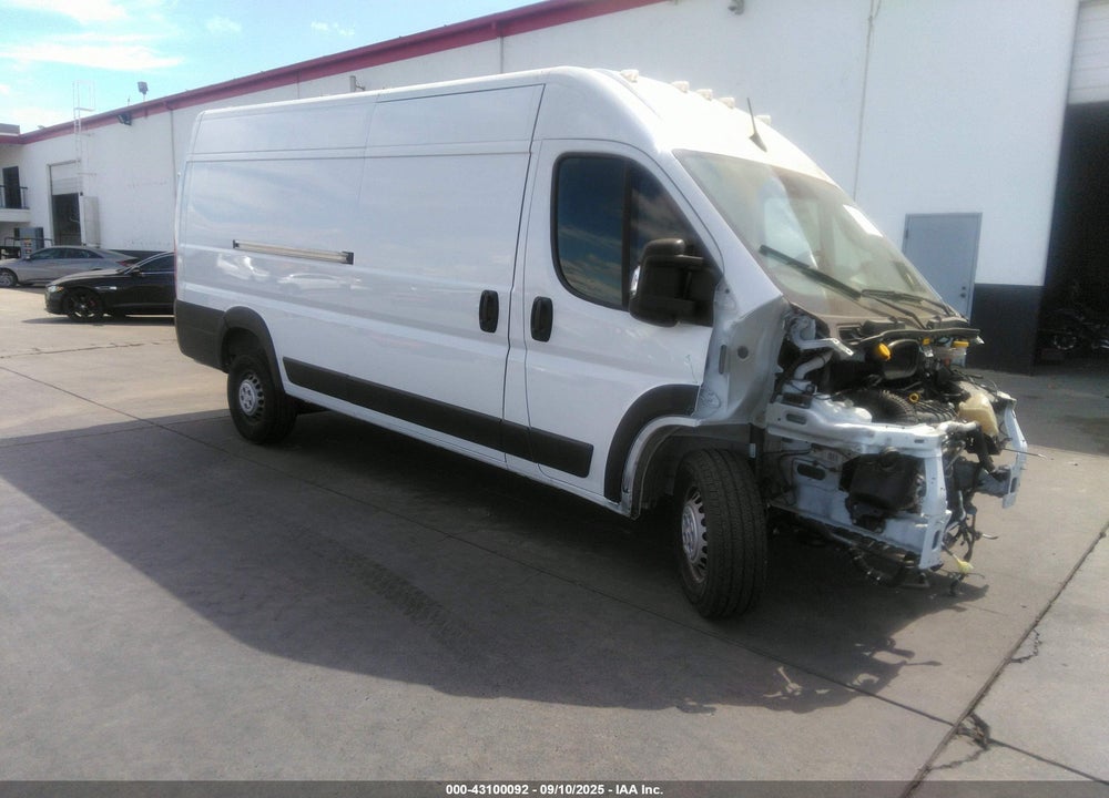 2024 RAM PROMASTER 3500 CARGO VAN TRADESMAN HIGH ROOF 159 WB EXT W/PASS SEAT VIN: 3C6MRVJG9RE130788