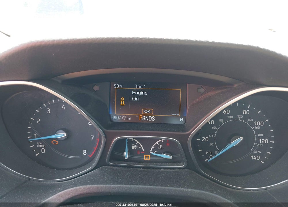 2017 FORD FOCUS VIN: 1FADP3H21HL213267