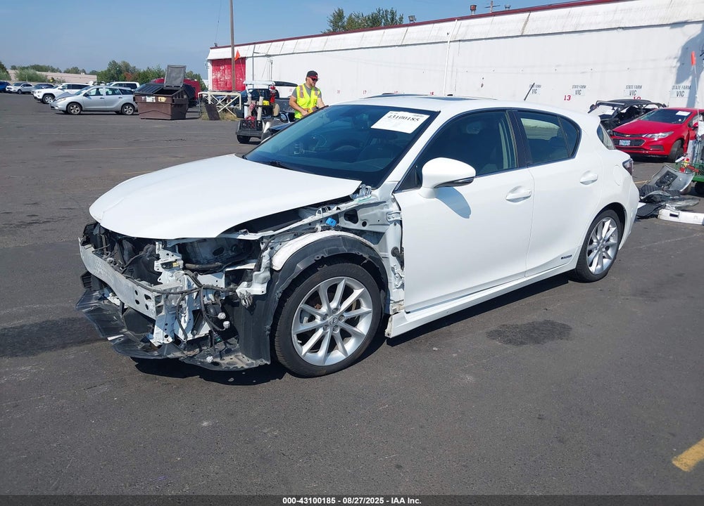 2012 LEXUS CT 200H PREMIUM VIN: JTHKD5BHXC2063076