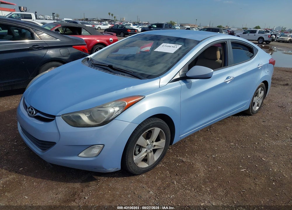 2013 HYUNDAI ELANTRA VIN: KMHDH4AE0DU708822