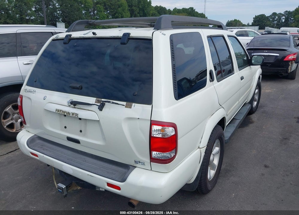 2003 NISSAN PATHFINDER SE VIN: JN8DR09X73W710705