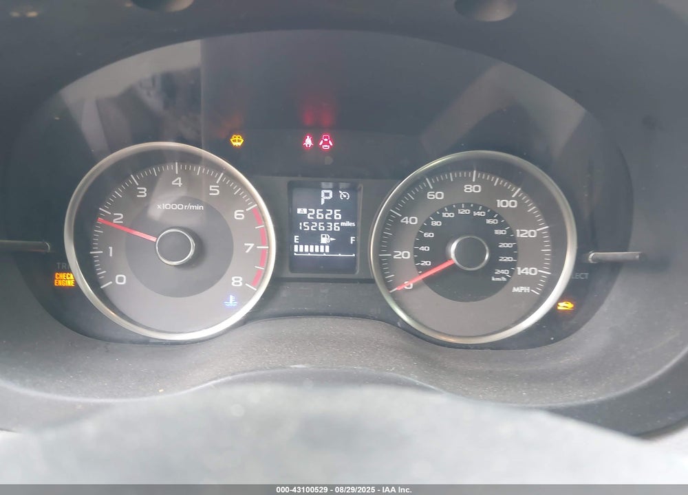 2015 SUBARU FORESTER VIN: JF2SJAHC4FH810723