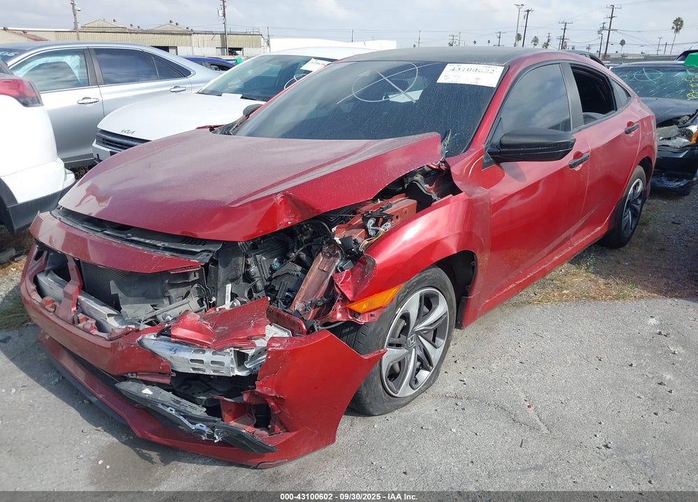 2020 HONDA CIVIC VIN: 19XFC2F62LE203461