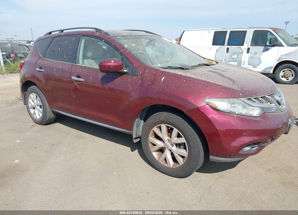 2012 NISSAN MURANO SL VIN: JN8AZ1MU0CW112882