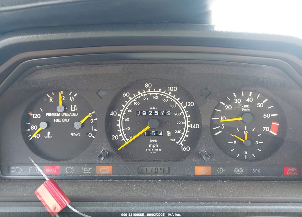 1995 MERCEDES-BENZ E 320 VIN: WDBEA66EXSC279188