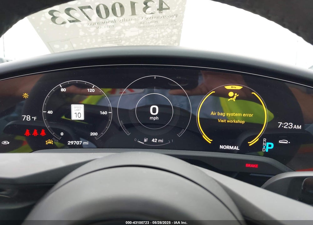 2023 PORSCHE TAYCAN VIN: WP0AD2Y17PSA48243
