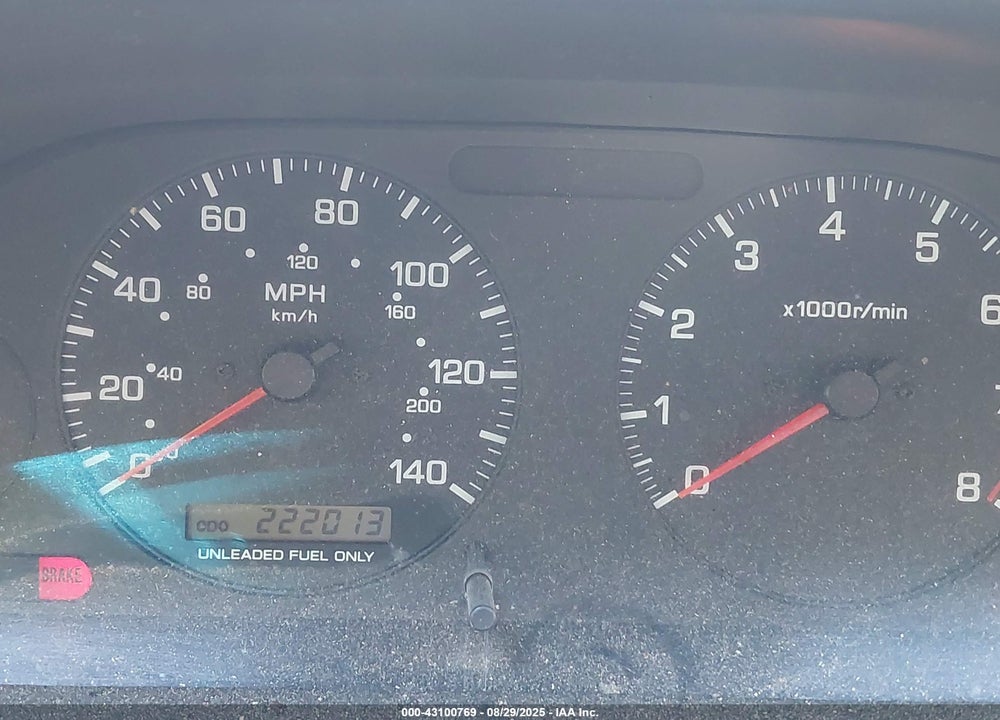 1998 NISSAN MAXIMA GLE/GXE/SE VIN: JN1CA21D7WM919134