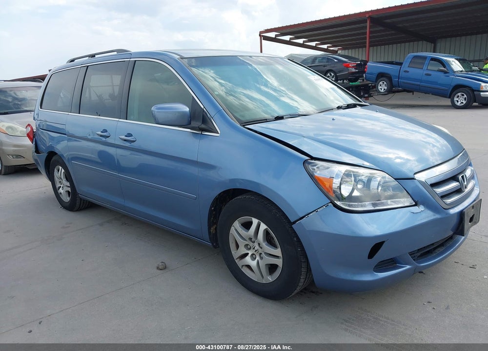 2005 HONDA ODYSSEY EX VIN: 5FNRL384X5B129489