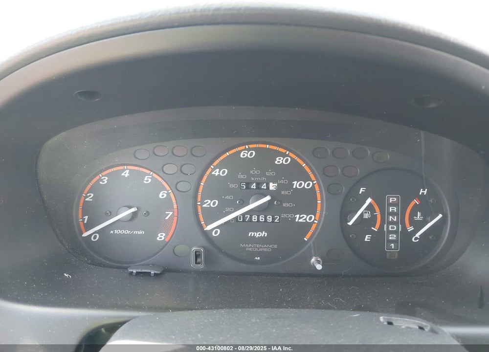 2000 HONDA CR-V SPECIAL EDITION VIN: JHLRD1874YC052456