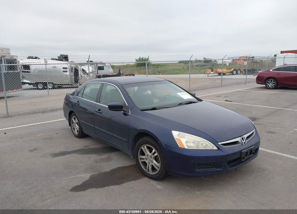 2007 HONDA ACCORD 2.4 SE VIN: JHMCM563X7C010851