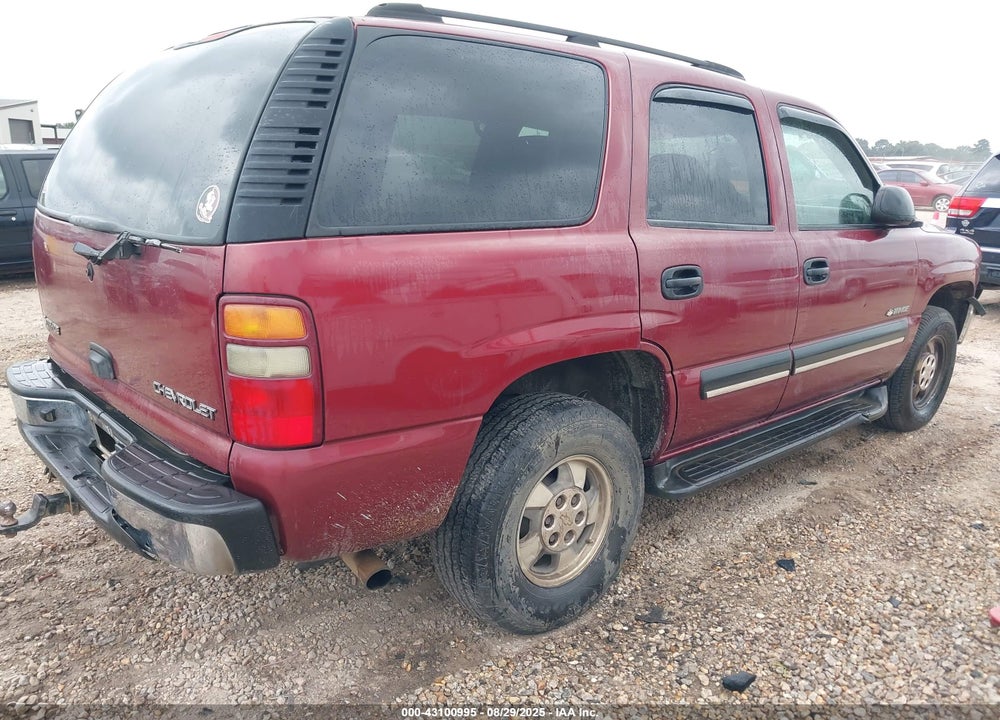 2003 CHEVROLET TAHOE LS VIN: 1GNEC13V93J192602