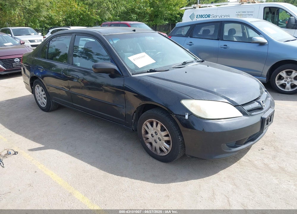 2005 HONDA CIVIC LX VIN: 2HGES16635H627104